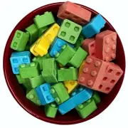 Candy Blocks Blox 4 Flavors 7 oz. Bag