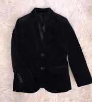 JCREW CREWCUTS LUDLOW BLAZER IN VELVET DEEP FOREST GREEN Sz 7 NWT 32761 NEW