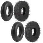 2 Set 4.10/3.50-4 410/350-4 Tyre Tube for Trac Turf Lawn Mower Go Kart Scooter