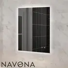 LED Bathroom Mirror - 600mm Frameless Rectangle - Defogger, Touch Sensor Switch