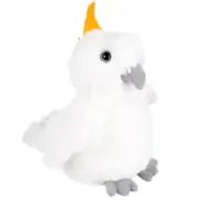 Cockatoo Soft Plush toy Bird 6"/15cm LITTLE MACCA - Outbackers by Minkplush NEW
