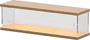 KAIYUEMAOYI 1/64 Scale Diecast Car Showcase with Lighting, Acrylic Box for Mini Models, 16x4.6x5inch 1 Tier