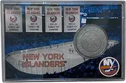 Highland Mint NHL New York Islanders 4" x 6" Stadium Challenge Coin With Protector, One Size, Team Colors