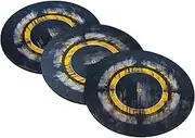 PLAYMATS T133 Warhammer 40K: Kill Team Rubber Zones, Target Aquired, 3.6" / 91mm