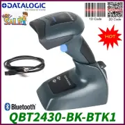 Datalogic QBT2430-BK-BTK1 QuickScan Bluetooth 1D/2D USB Barcode Scanner W/ Base