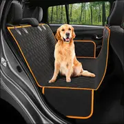 Active Pets Dog Car Seat Cover for Back Seat Waterproof Pet Hammock Protector Nonslip Seat Protection