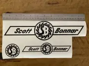 Custom Scott Bonnar Decal Set- Black