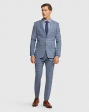 New Hopkins Wool Checked Suit Jacket