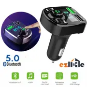 Bluetooth Handsfree Transmitter Wireless Car Kit AUX MP3 Adapter Charger FM