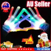 Flash House LED Gloves Flashing Finger Light Up Rave Party Doof Glow In the DaQG