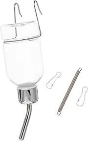 GANAZONO Pet Automatic Water Feeder Hanging Design Nozzle for Dogs and Cats Provides Clean Water Access for Travel Home Use Compact