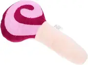 FUTUREORYY Dog Chew Toy Interactive Plush Lollipop Squeaky Toy for Teething Puppies Cute Cartoon Design for Play and Training Soft and Safe Material Engaging Pet Activity