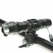 360° Bike Bicycle Cycling Flashlight Torch Mount Holder Front Head Light Clip US