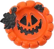 GOOHOCHY Pumpkin Head Ashtray Ash Trays Outdoors Pumpkin Ashtray Ash Trays Indoor Cute Ashtray Ash Tray Outdoors Ashtray for Ashtrays for Outdoors Halloween Ashtray Tray Orange Resin