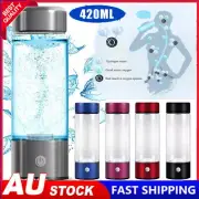 Hydrogen Water Bottle Generator Hydrogen Water Ionizer Water Bottle Mug 420ML