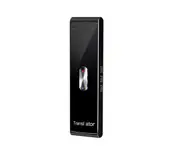 Intelligent Portable Voice Translator Device Multi Languages in Real Time Photo Translations for Travel Learning Off-Line Business-Black