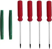 T6 T8H T9H T10H Torx Precision Magnetic Screwdriver Set Repair Tool Kit for Xbox One/Xbox 360 Controller/PS3/PS4/PS5 with Safe Pry Tools