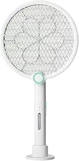 Fly Racket,Fly Control Swatter Racket for Indoor Outdoors - Foldable Safe Flyswatter Trap for Adults Lovers Family Use in Kitchens Bedrooms Outdoors Spaces