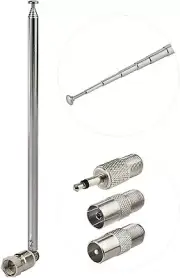 For Indoor Bluetooth Home Stereo Audio Radio AV Receiver Telescopic FM Antenna