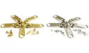 YKK Zipper Repair Kit #4.5 Coil Long Pull Non Lock Sliders Aluminum or Brass