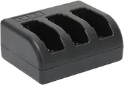 Camera Battery Charger, Triple Slot Battery Charger for Camera, Portable Camera Battery Charger, USB Interface, Suitable for Travel, Outdoor, Photography and Photography.