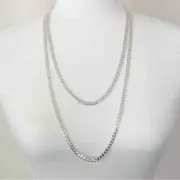 Thick 24” & 30” Cuban Silver Chains