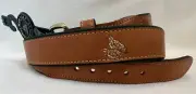 Quail Hollow Club Golf Belt Logo 44 Leather/Webbing Leather Man Ltd New