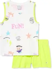 [Champion] Girl's Legacy Fun Club-All-Over-Tank Top & Shorts Suit