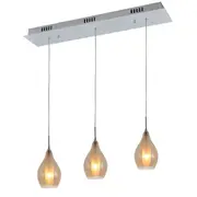 Bailey LED 3L Kitchen Bar Pendant Lights Amber | Marden Designer