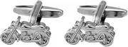 [JYHLSHBA] Cufflinks For Men 1 Pair Of Bicycle Motorcycle Racing Cufflinks Men'S French Shirt Suit Cufflinks Armpins