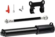 GOOHOCHY 1 Set Portable Bike Tire Inflation Tool High Pressure Pump with Flexible Air Hose for Bicycles and Basketballs Efficient Inflator for Outdoor Activities