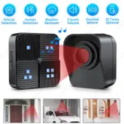 800M Wireless Home Security Burglar Siren Alarm Driveway Motion Sensor Detector