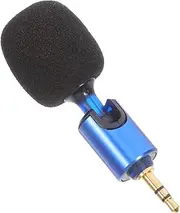 Yardwe Miniature Portable Microphone for Camera Compact Plug Mic with Noise Reduction Technology for Live Streaming and Recording