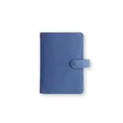 Filofax Finsbury Mini Personal Organiser Note Planner Leather Vista Blue 12cm