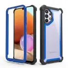 Dual Side Case For Samsung Galaxy A56 A54 A35 A14 Front Bumper+Clear Back Cover