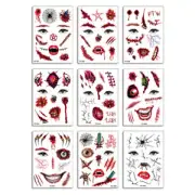 Halloween Makeup Kit Creative Temporary Makeup Decal Halloween Funny Face