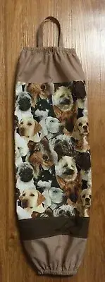 Hand/Homemade Grocery Bag Holder; DOGS- Pugs/Cockers/Labs/More;(#42) FREE Ship