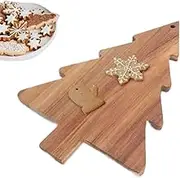Christmas Cutting Board | Cutting Board Christmas Tree Charcuterie Board Kitchen,Vegetable Serving Tray with Handle Christmas Decoration for Cheese