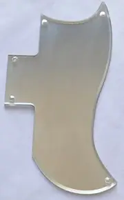Guitar Parts Guitar Pickguard for Gibson SG '61 Reissue Style 1Ply Silver Mirror