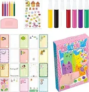Scratch Paint Kit - Squeegee Art Paint Kit,Scratch Paint for Kids,Dot and Scratch Paint for Kids Over 6 Years,Art with Squeegee,Scratch Books