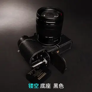 臺灣TP原創 真皮Panasonic松下GX8相機包DMC-GX8皮套底座半套鏤空