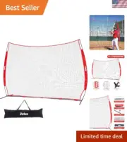 12x9ft & 16x10ft Barricade Backstop Net, Ball Sports Barrier Net, Practice Ne...