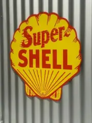 SHELL CLAM SUPER SHELL SIGN QUALITY LARGE 570 MM X 575 MM