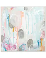 Stupell Lines And Splashes Abstract Painting by June Erica Vess