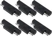 eMagTech 6PCS SAE to SAE Polarity Reverse Adapter Quick-Disconnect Cable Plug Adapter Connector for Electrical Wiring Project Solar Panel Car Motorcycle DC Devices