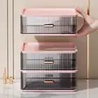 Neat and Orderly Drawer Storage Cabinet Striped Storage Shelf Bedroom