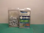 1/4 in. x 1-3/4 in. Maxi-Set White Hex-Head Concrete Anchors (75-Pack) plus 1/4