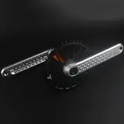 Bike Crankset, Road Bikes Crankset Bicycle 40/42/44/46/48T Aluminum Alloy Round Single Chainring Crank Set 175mm GXP Hollow Integrated Crank Arm Set for 8/9/10/11/12 Speed