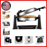 Programmable Waffle Maker with Non-Stick Surface & Mess-Free Drip Tray - 1080W