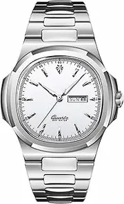 [BESTKANG] Men Quartz Movement Watch，Waterproof Luminous Men's Watch, Stainless Steel Strap Business Watches